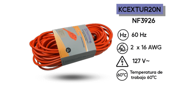EXTENSION USO RUDO KARMSA 20M CAL 16 NF3926