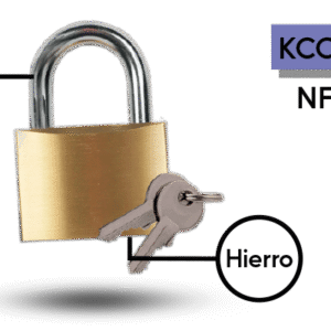 CANDADO KARMSA DORADO 38MM GC