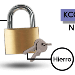 CANDADO KARMSA DORADO 63MM GC