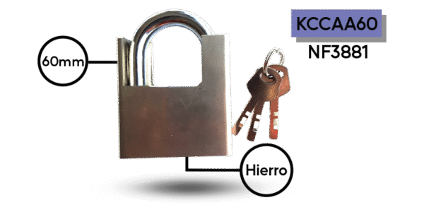 CANDADO KARMSA ACORAZADO 60MM